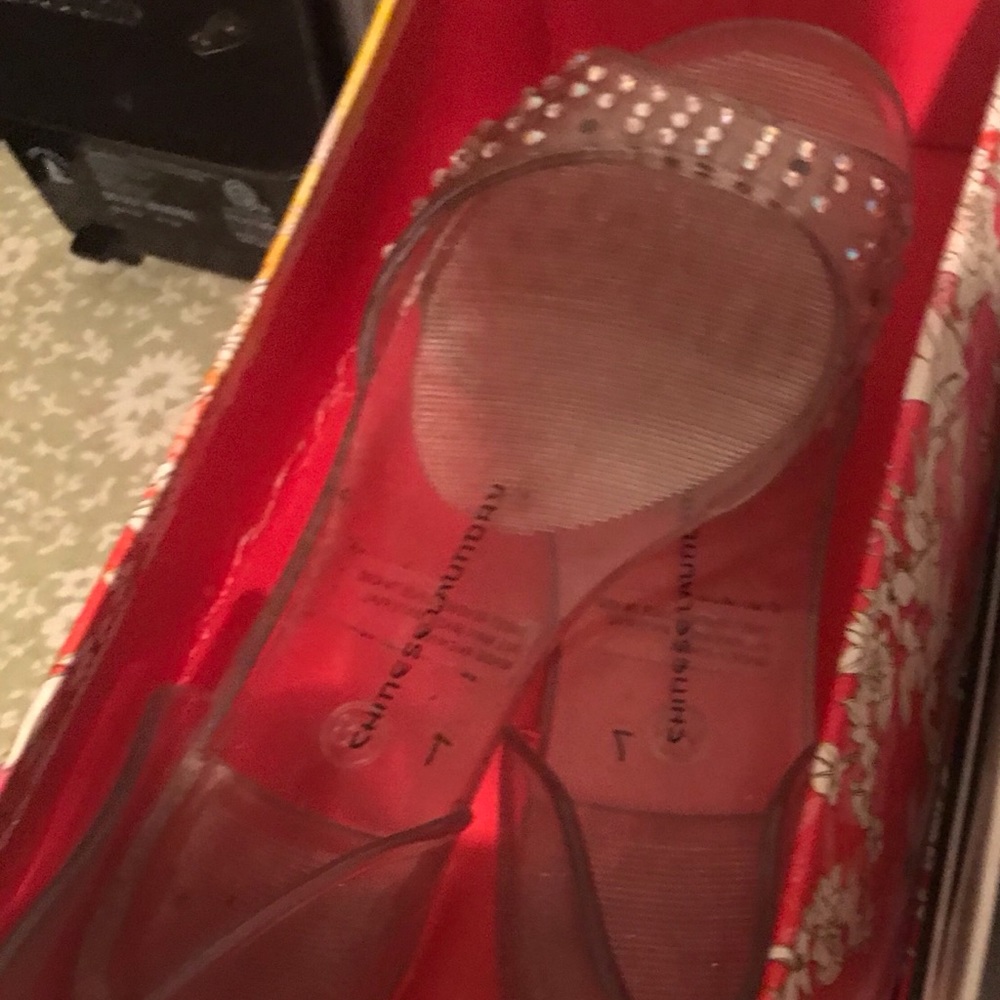 Chinese Laundry jelly slippers size 7
